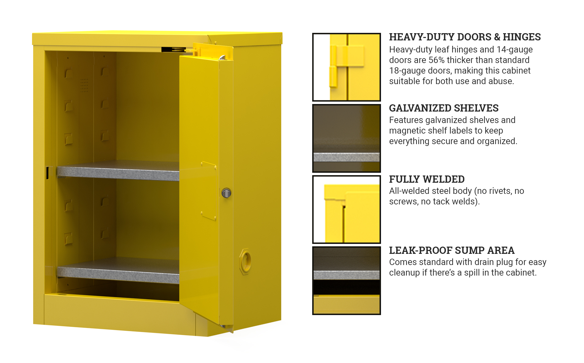 Point Of Use Flammable Safety Cabinet